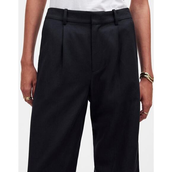 M233 NWT Madewell Petite Slouchy Straight Pants in Drapey Twill - Size 10 Petite - Picture 4 of 4